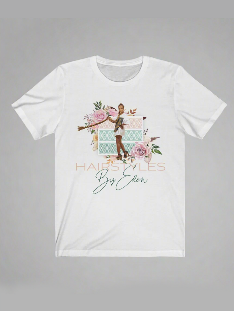HAIRSTYLES BY EDEN (Unisex Jersey Short Sleeve Tee) - Hairstyles by Eden