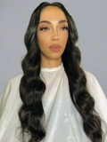 Body wave V-part wig