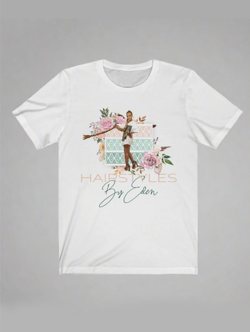 HAIRSTYLES BY EDEN (Unisex Jersey Short Sleeve Tee) - Hairstyles by Eden